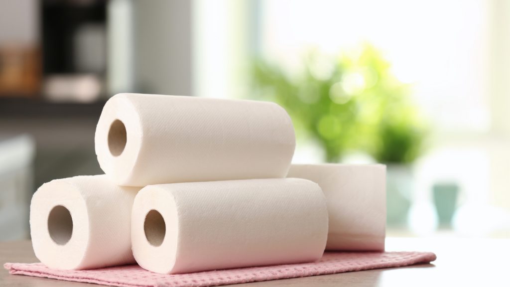 Clean Up With Paper Towels